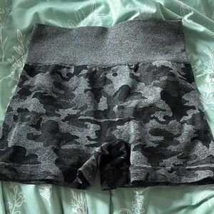 Gray Camo Women's Shorts